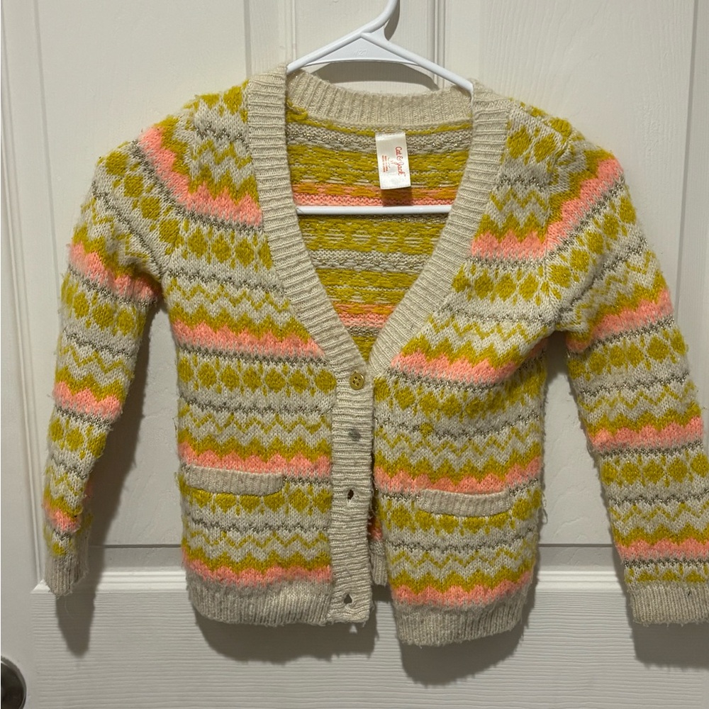 Cat & Jack Multicolor Patterned Sweater